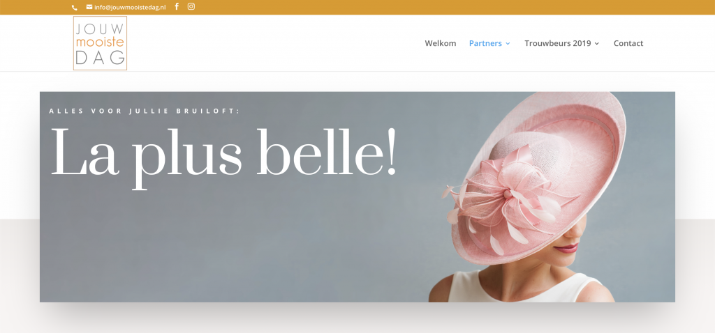 Jouw mooiste dag site La Plus Belle !
